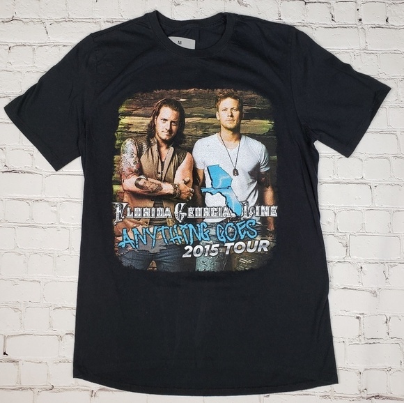 Florida Georgia Line 2015 Tour Graphic T Medium - Picture 7 of 7